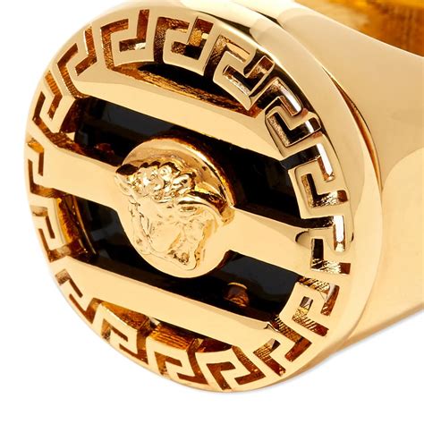 versace signet ring|versace ring size.